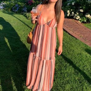 Jack/BB Dakota striped maxi dress size medium